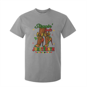 Stepping Into Juneteenth T Shirt For Kid Afro Diva High with African Pride - African Pride