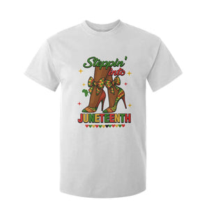 Stepping Into Juneteenth T Shirt For Kid Afro Diva High with African Pride - African Pride