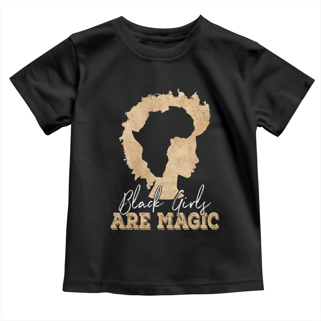 Black Girls Are Magic Baby Shirt Afro Melanin Pride