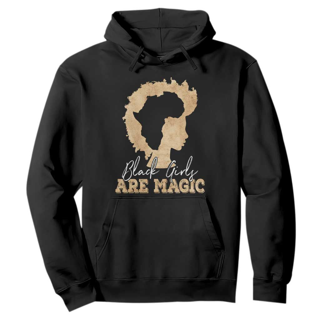 Black Girls Are Magic Hoodie Afro Melanin Pride