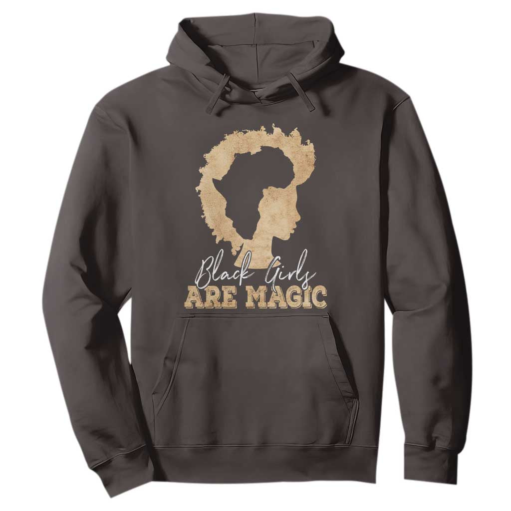 Black Girls Are Magic Hoodie Afro Melanin Pride