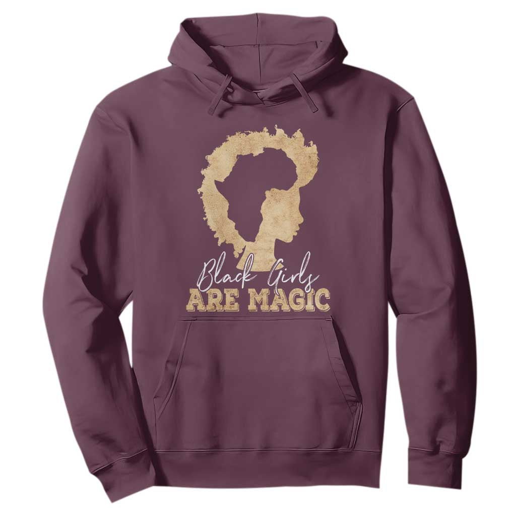 Black Girls Are Magic Hoodie Afro Melanin Pride