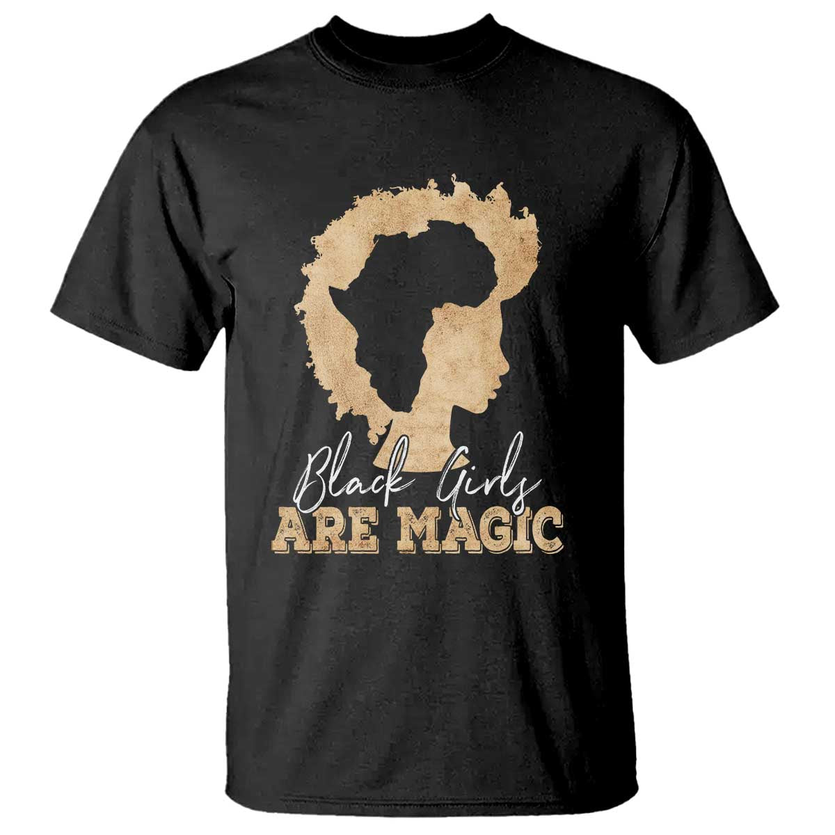 Black Girls Are Magic T Shirt Afro Melanin Pride
