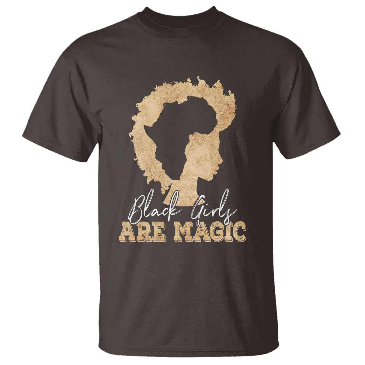 Black Girls Are Magic T Shirt Afro Melanin Pride