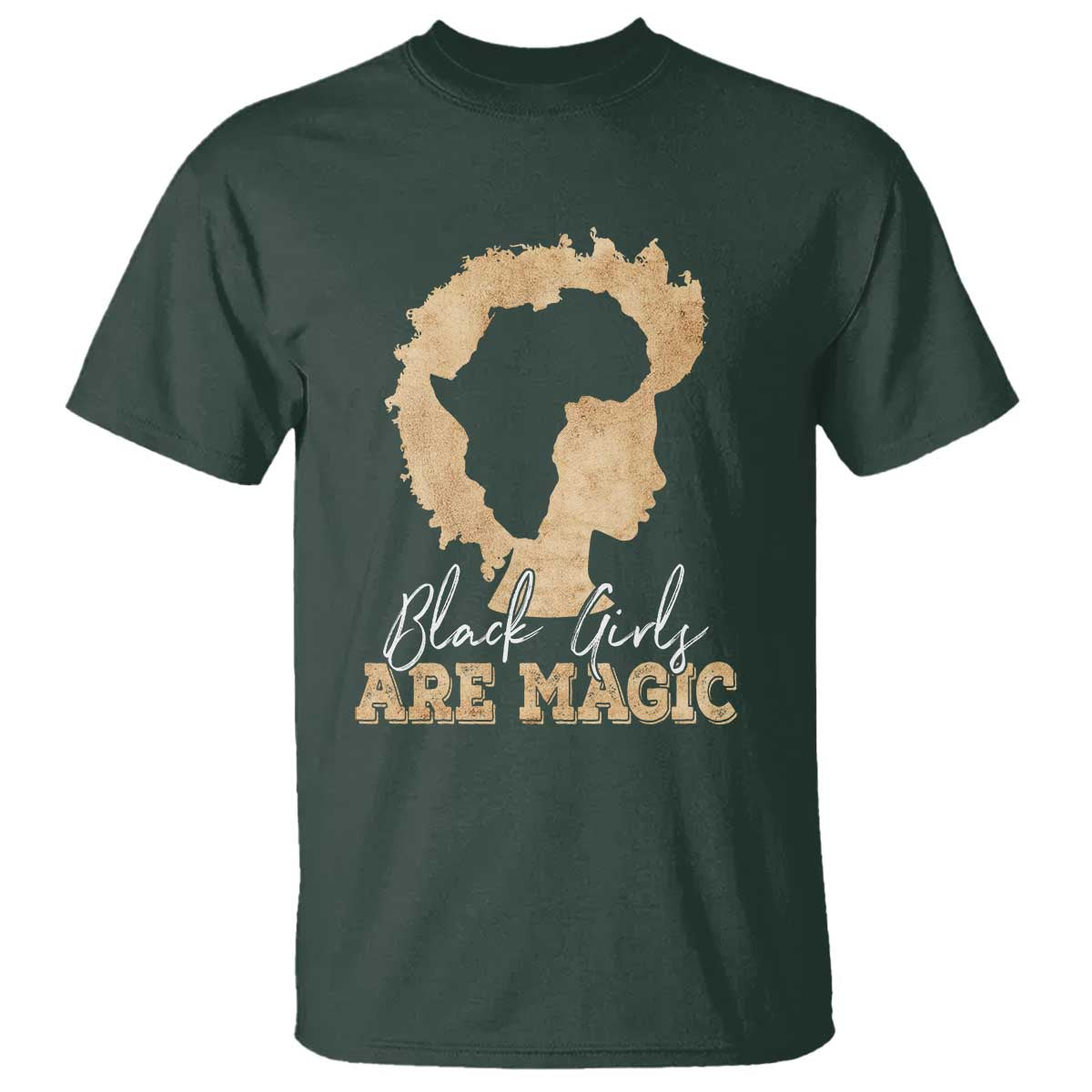 Black Girls Are Magic T Shirt Afro Melanin Pride