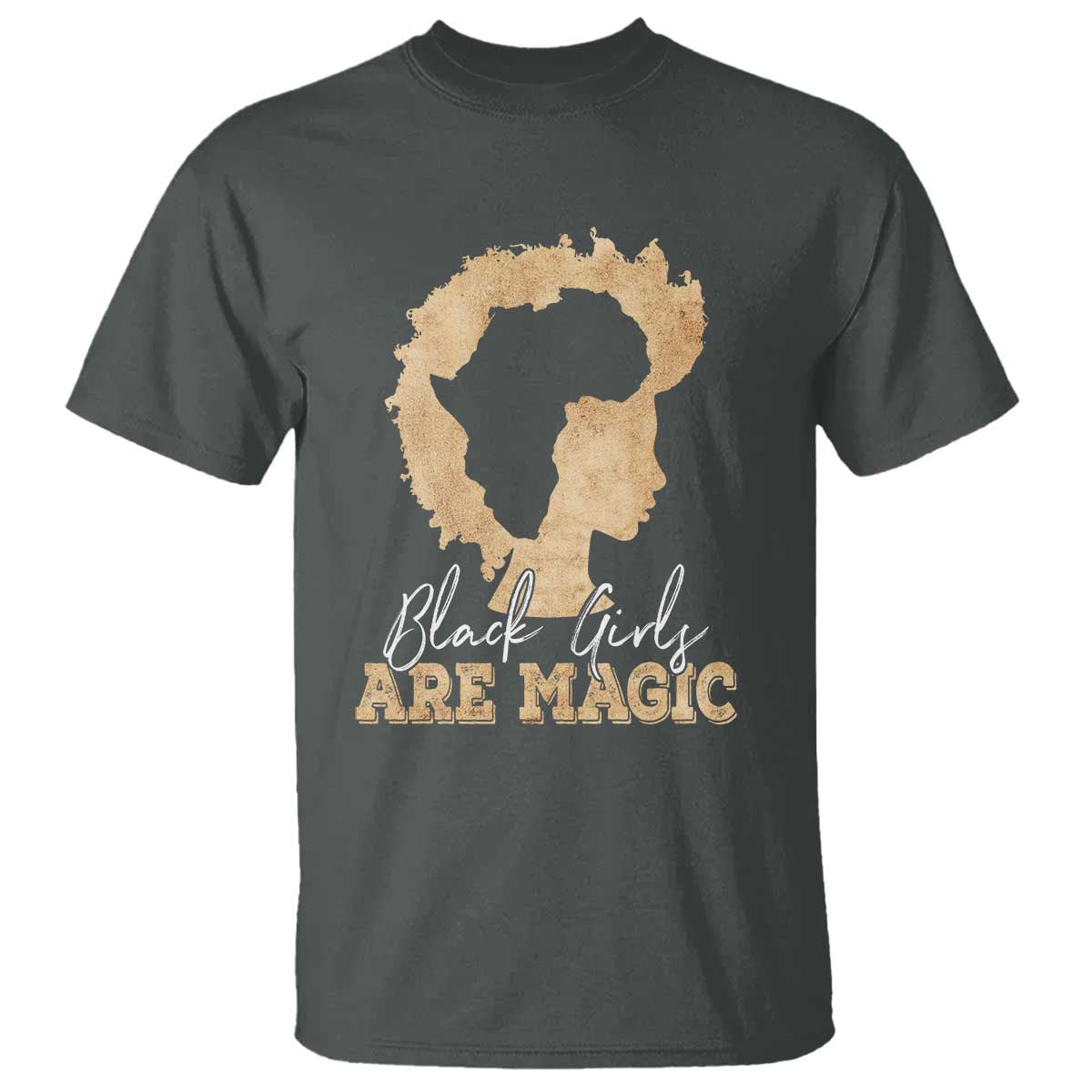 Black Girls Are Magic T Shirt Afro Melanin Pride