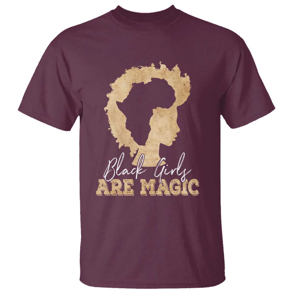 Black Girls Are Magic T Shirt Afro Melanin Pride