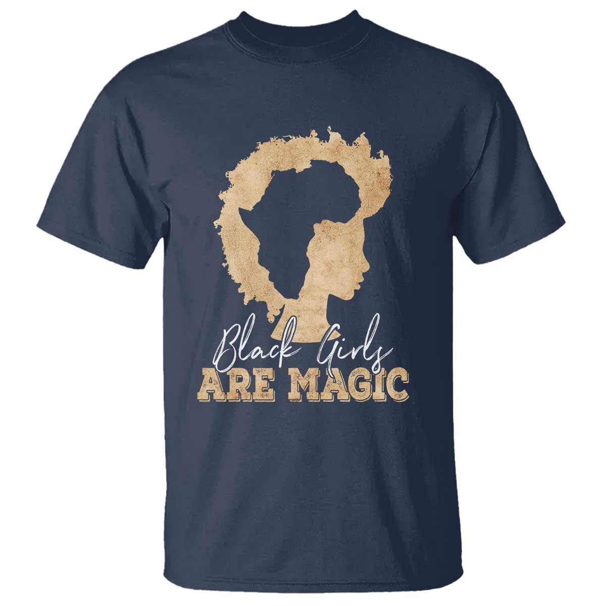 Black Girls Are Magic T Shirt Afro Melanin Pride