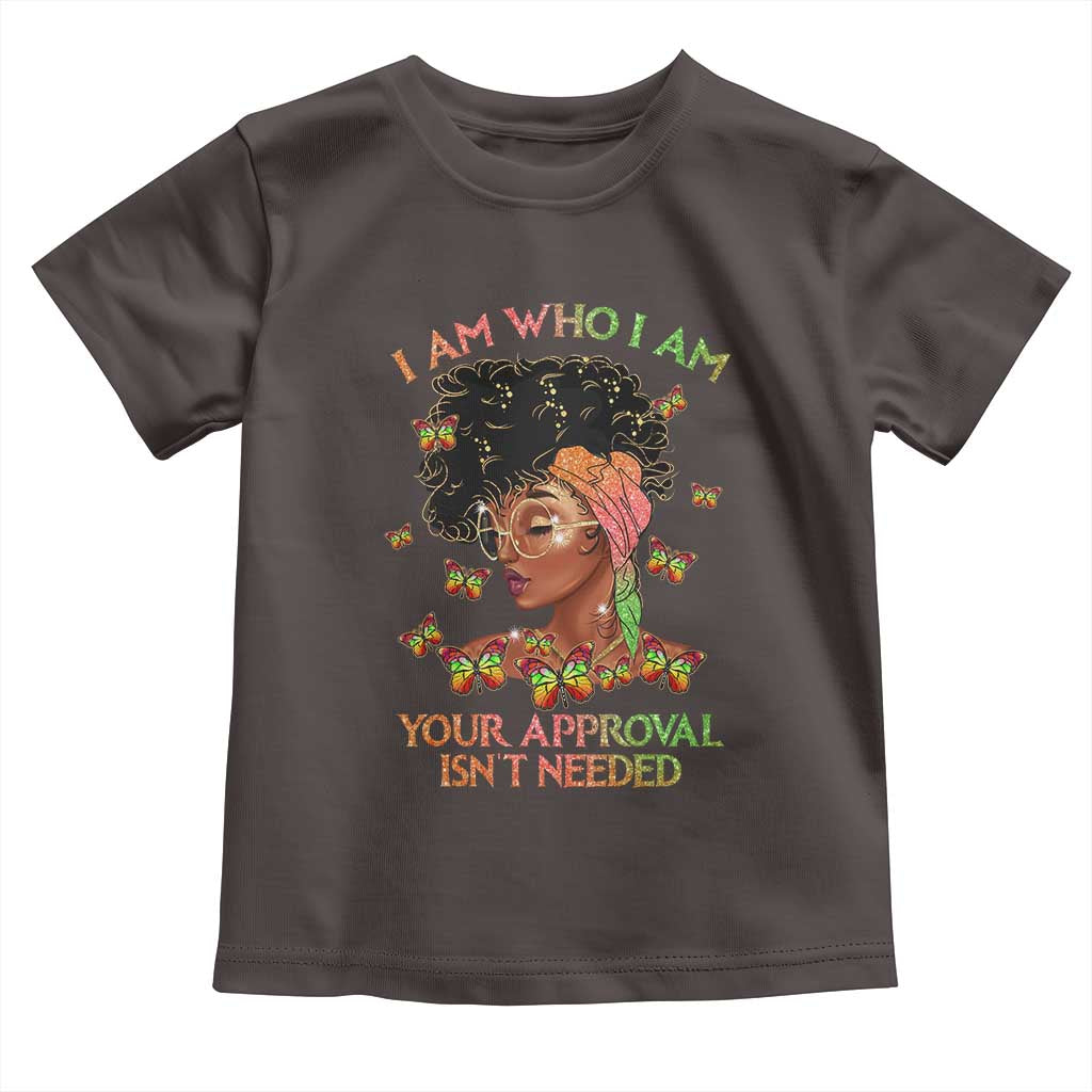 Afro Black Queen Baby Shirt I Am Who I Am Your Approval Isn't Needed