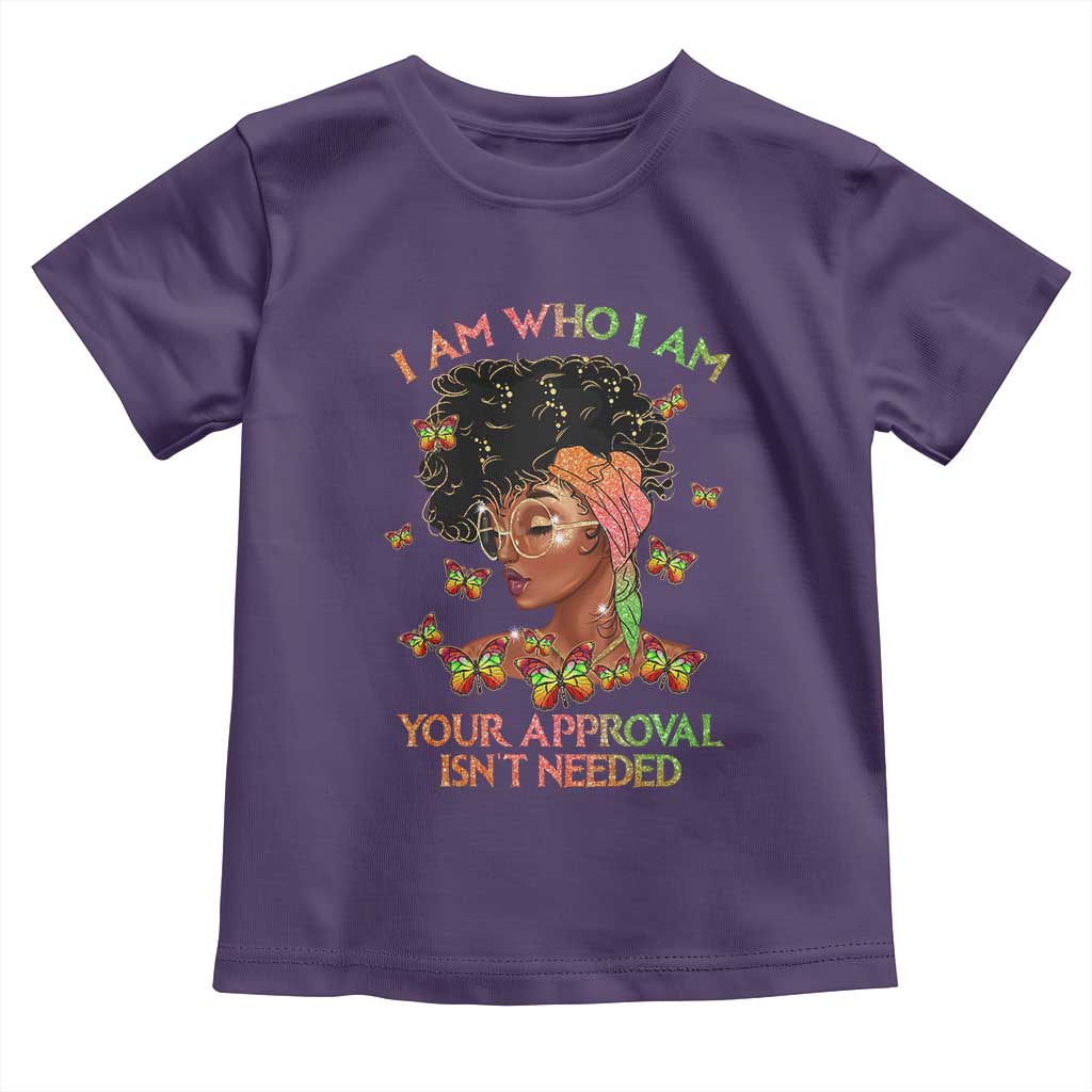 Afro Black Queen Baby Shirt I Am Who I Am Your Approval Isn't Needed