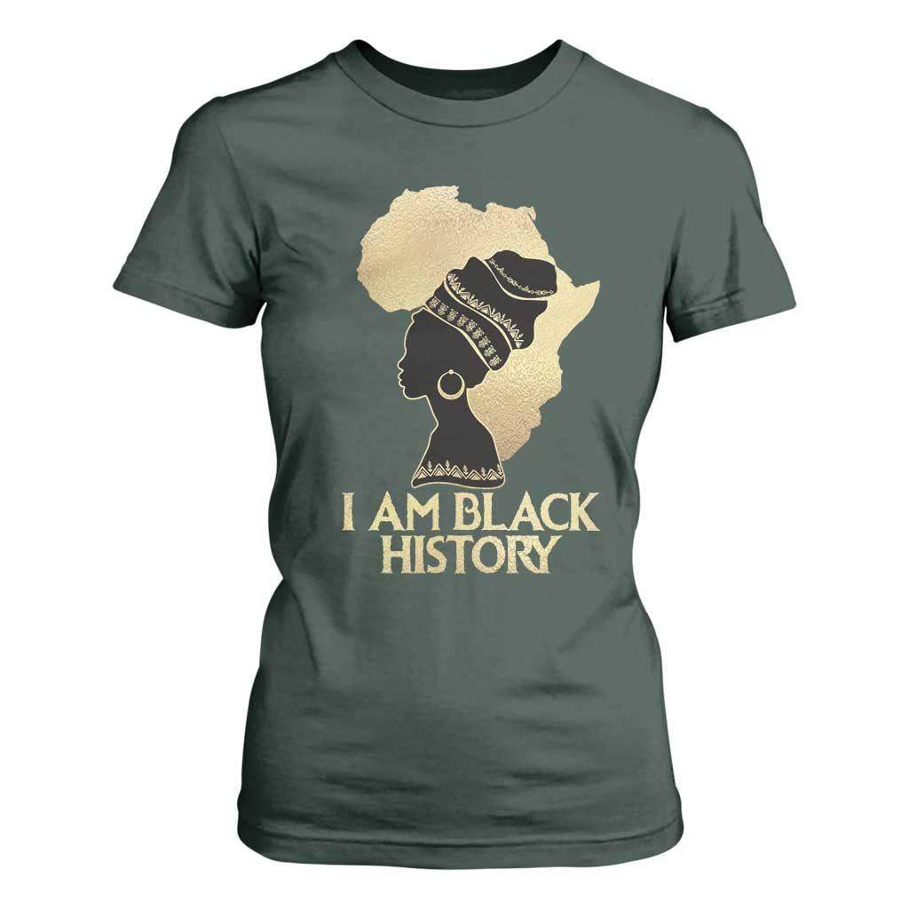 I Am Black History T Shirt For Women Black Girls African American