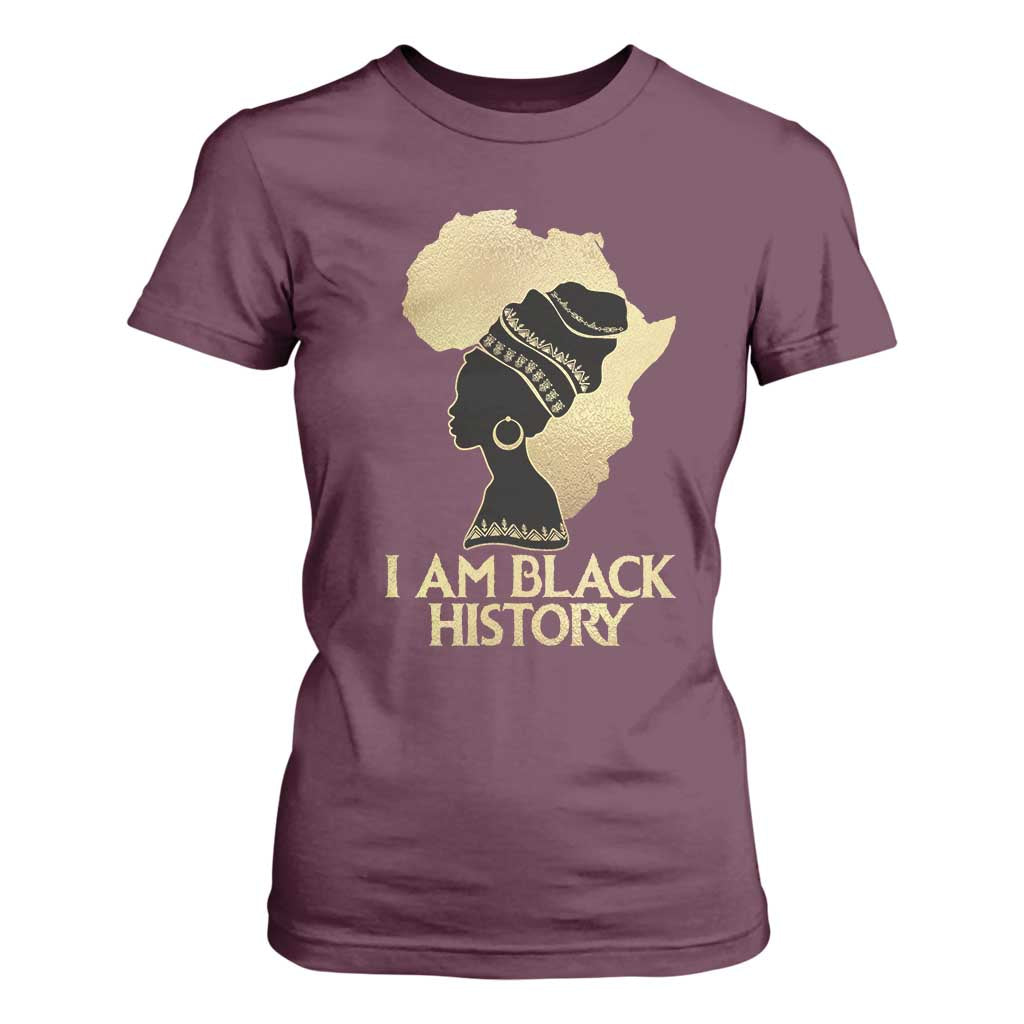 I Am Black History T Shirt For Women Black Girls African American