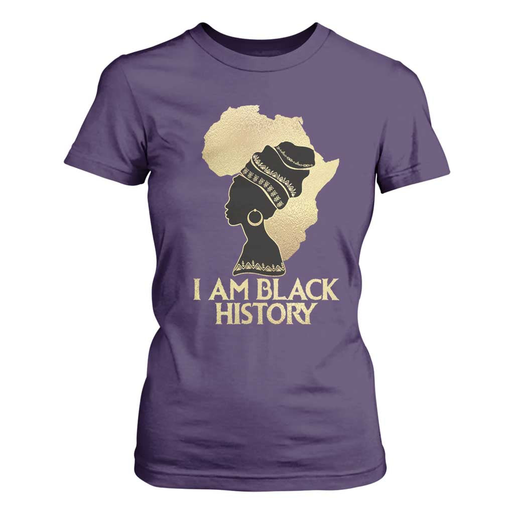 I Am Black History T Shirt For Women Black Girls African American
