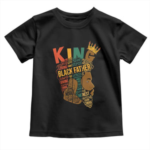 Black King Baby Shirt Black Father African American Men