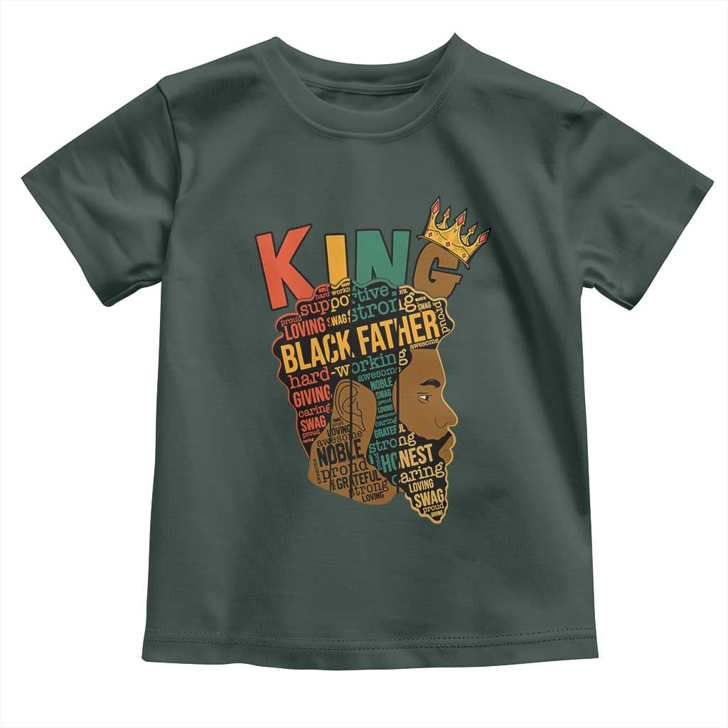 Black King Baby Shirt Black Father African American Men