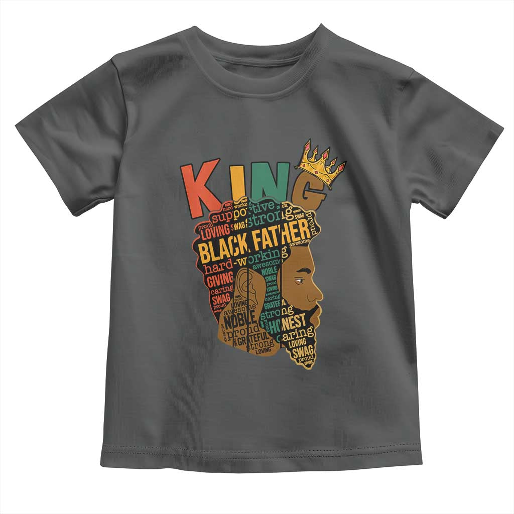 Black King Baby Shirt Black Father African American Men