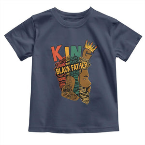 Black King Baby Shirt Black Father African American Men