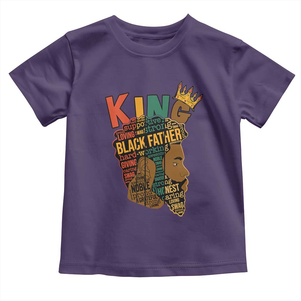 Black King Baby Shirt Black Father African American Men