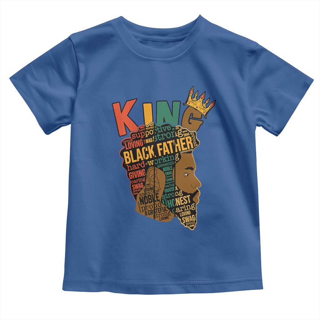 Black King Baby Shirt Black Father African American Men