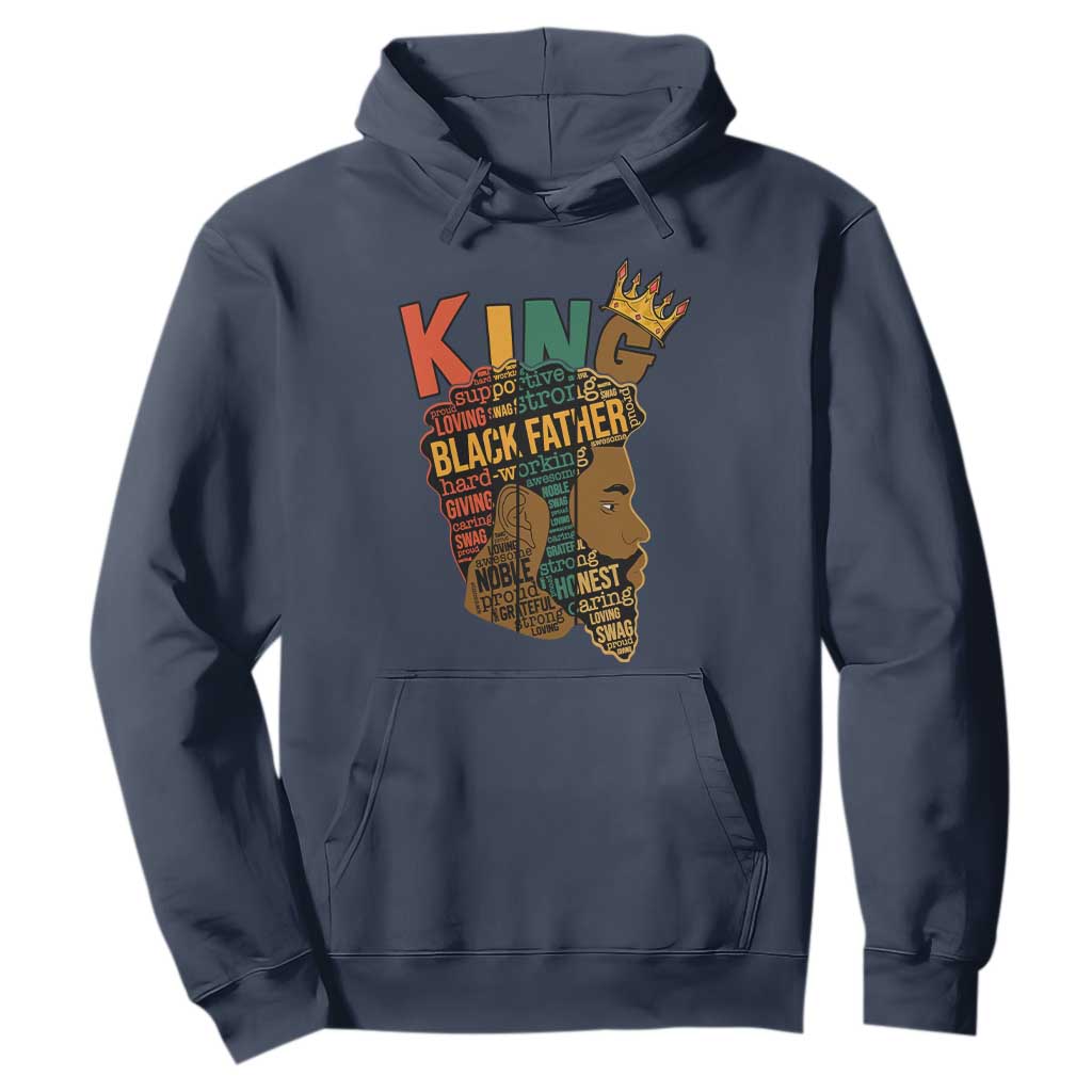 Black King Hoodie Black Father African American Men