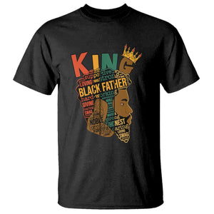 Black King T Shirt Black Father African American Men
