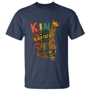 Black King T Shirt Black Father African American Men