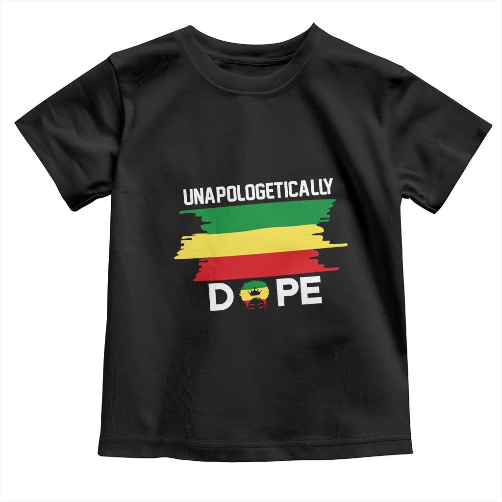 Black History Month Baby Shirt Unapologetically Dope Melanin Afro Black Pride