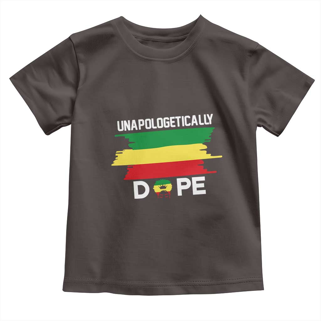 Black History Month Baby Shirt Unapologetically Dope Melanin Afro Black Pride