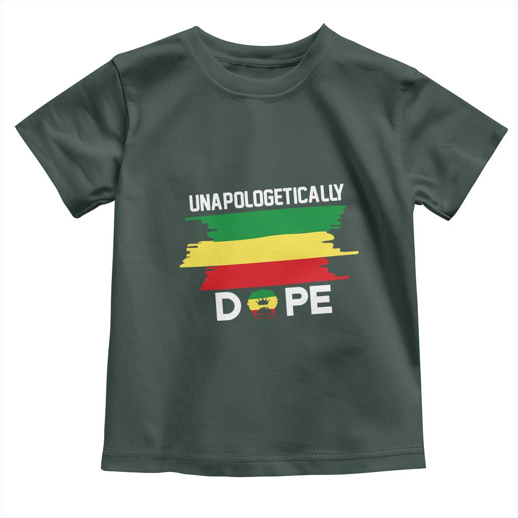 Black History Month Baby Shirt Unapologetically Dope Melanin Afro Black Pride