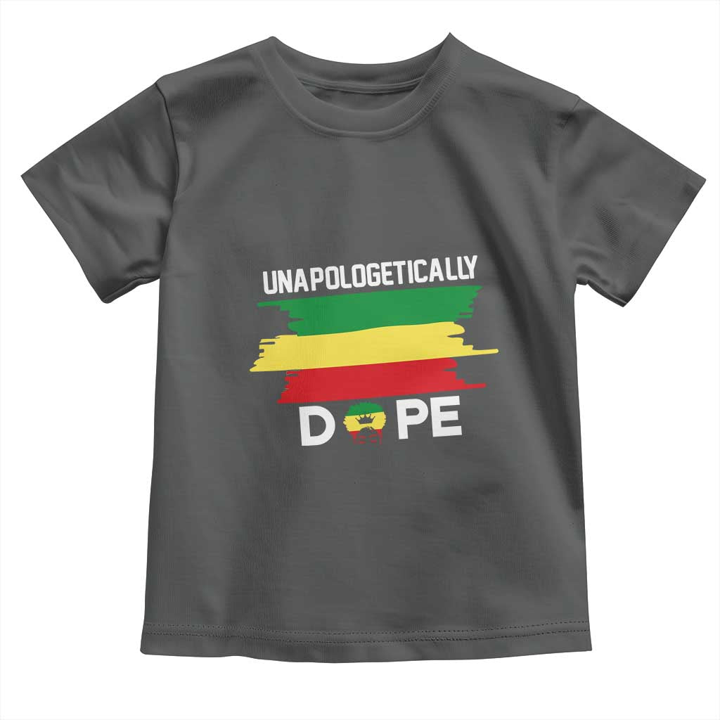 Black History Month Baby Shirt Unapologetically Dope Melanin Afro Black Pride
