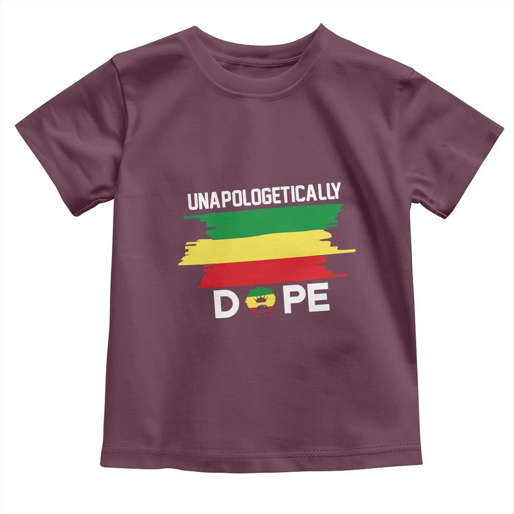 Black History Month Baby Shirt Unapologetically Dope Melanin Afro Black Pride
