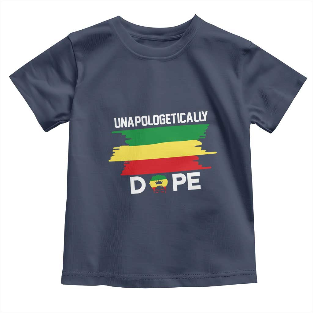 Black History Month Baby Shirt Unapologetically Dope Melanin Afro Black Pride