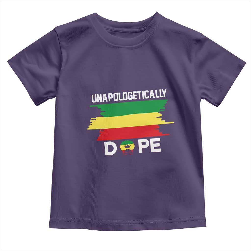 Black History Month Baby Shirt Unapologetically Dope Melanin Afro Black Pride