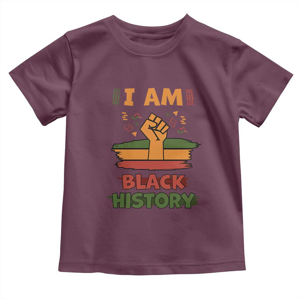 I Am Black History Baby Shirt African American Pride Celebration Month