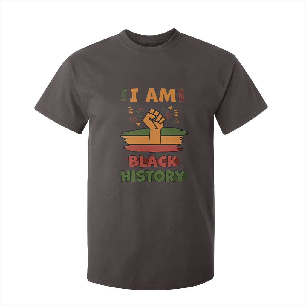 I Am Black History T Shirt For Kid African American Pride Celebration Month