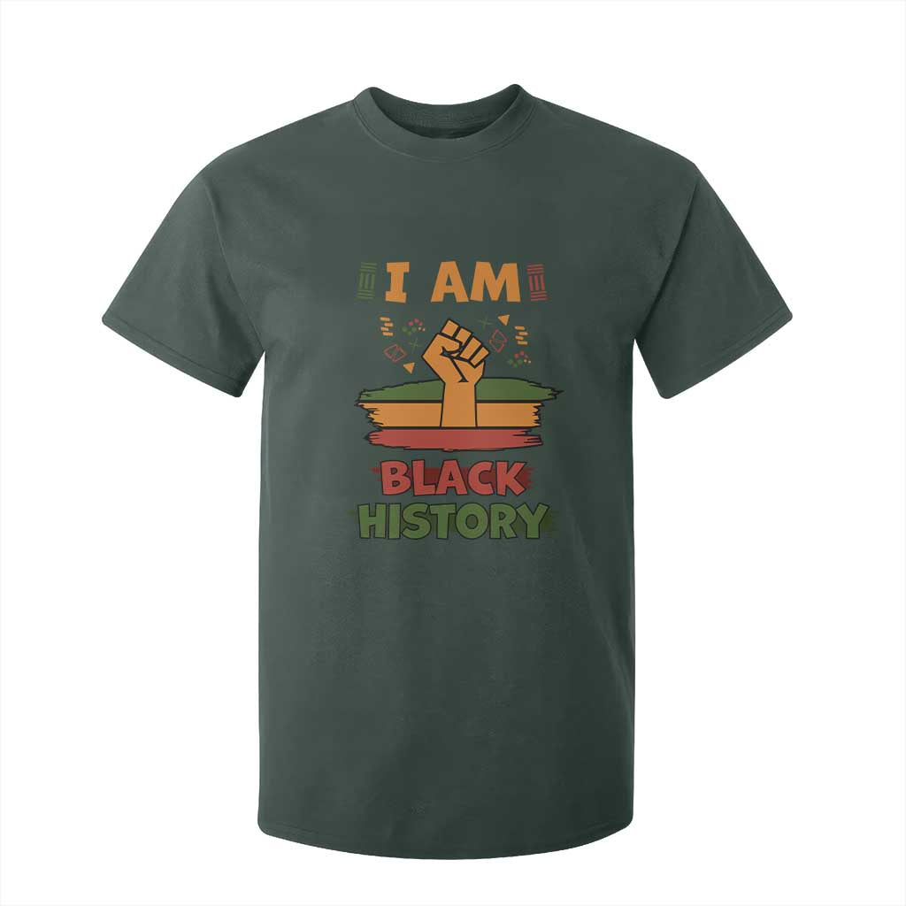 I Am Black History T Shirt For Kid African American Pride Celebration Month