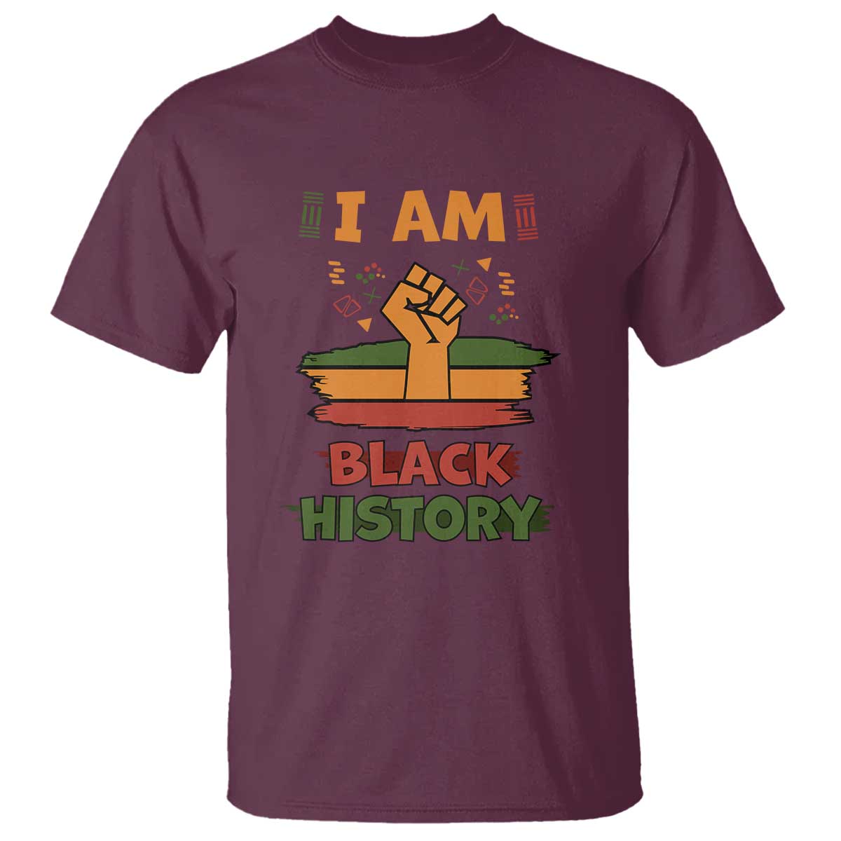 I Am Black History T Shirt African American Pride Celebration Month
