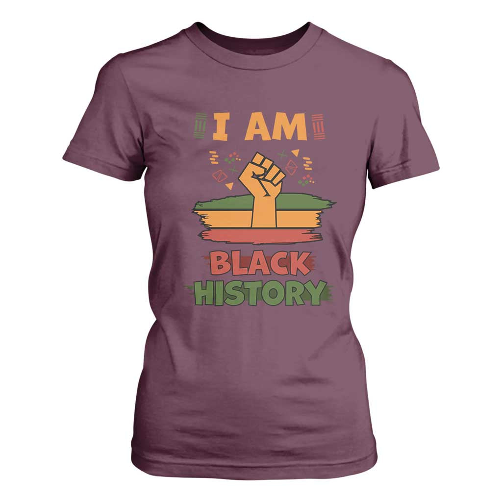 I Am Black History T Shirt For Women African American Pride Celebration Month