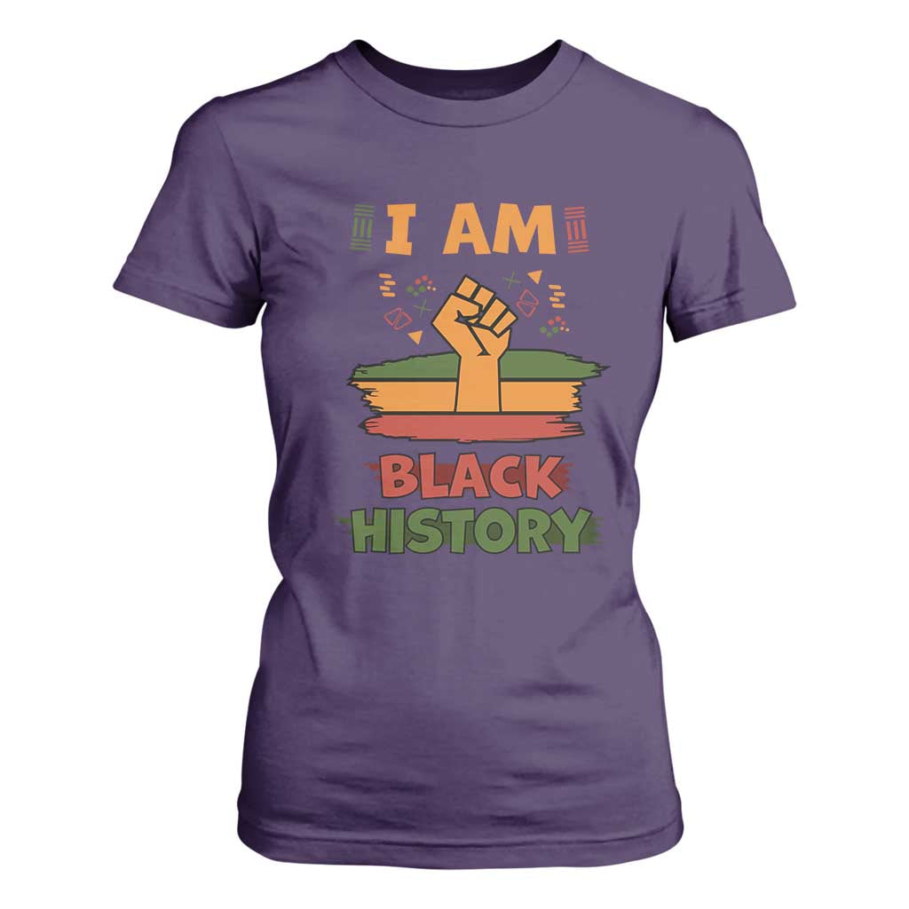 I Am Black History T Shirt For Women African American Pride Celebration Month