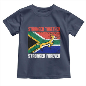 South Africa Rugby Springboks Baby Shirt Stronger Together Stronger Forever Go Bokke