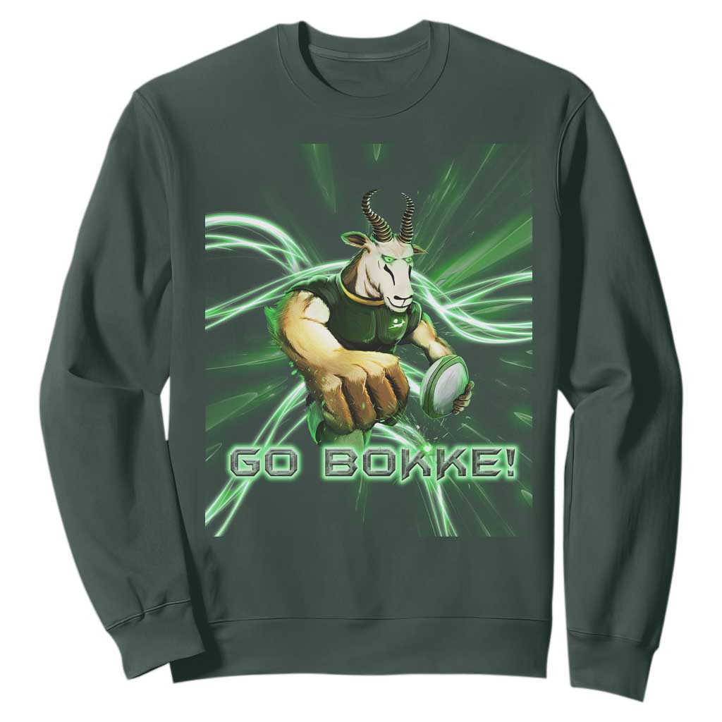South Africa Rugby Springboks Sweatshirt Go Bokke Forever Stronger Together