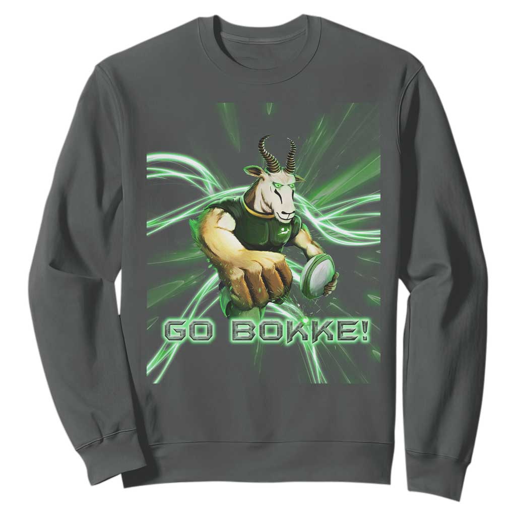 South Africa Rugby Springboks Sweatshirt Go Bokke Forever Stronger Together