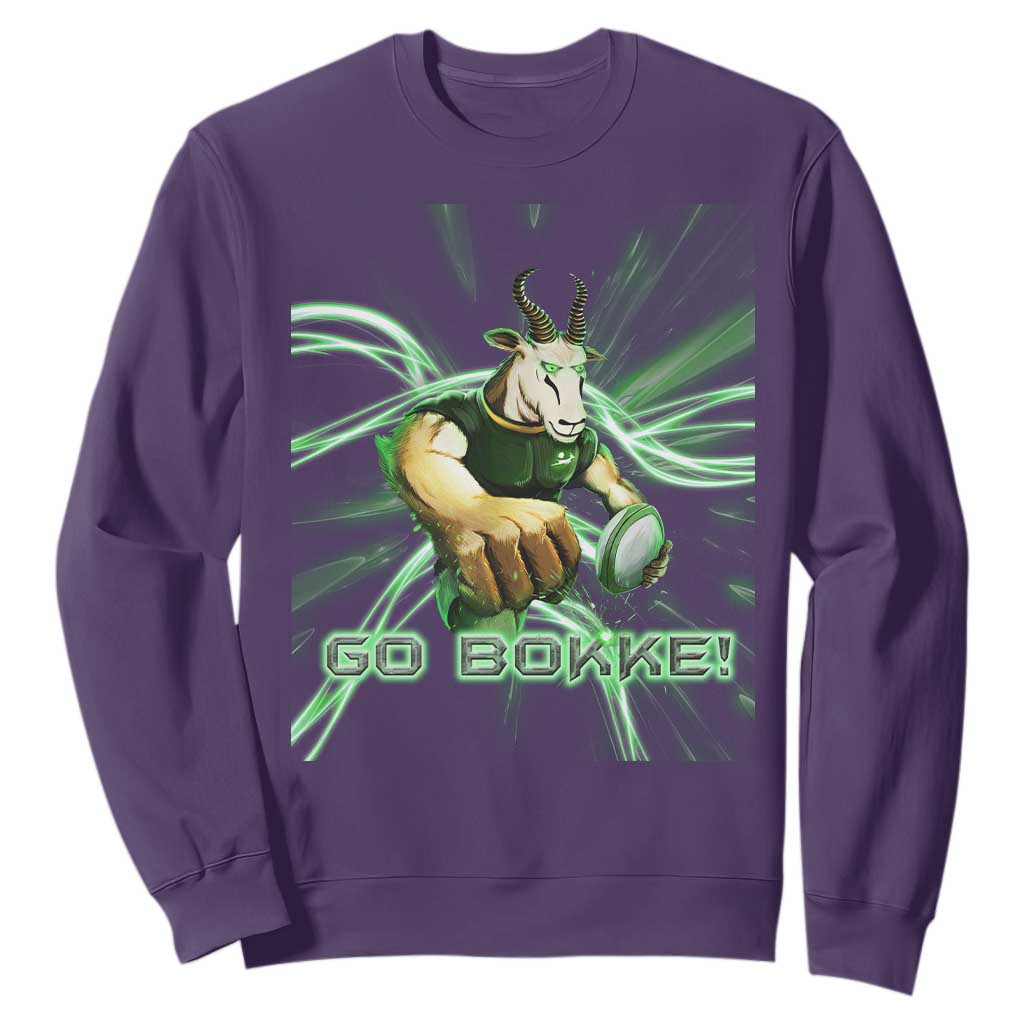 South Africa Rugby Springboks Sweatshirt Go Bokke Forever Stronger Together