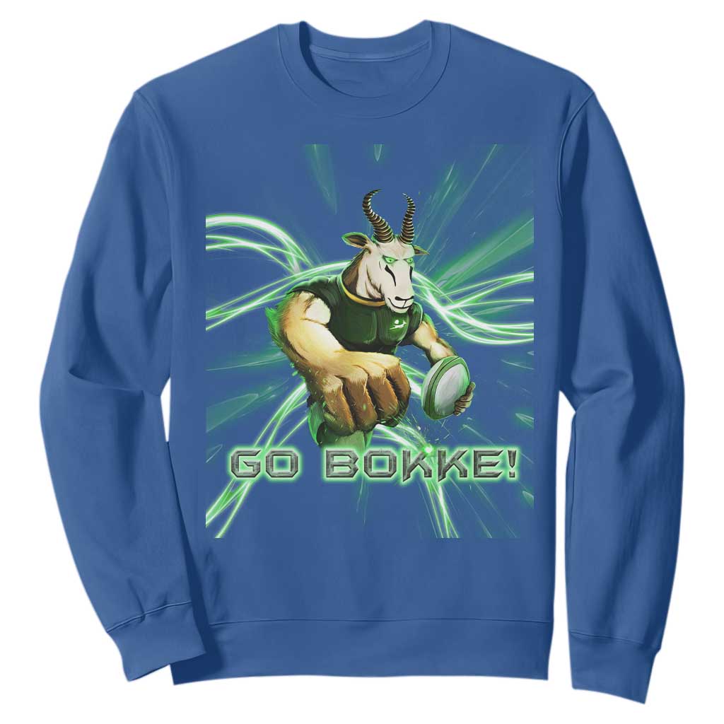 South Africa Rugby Springboks Sweatshirt Go Bokke Forever Stronger Together