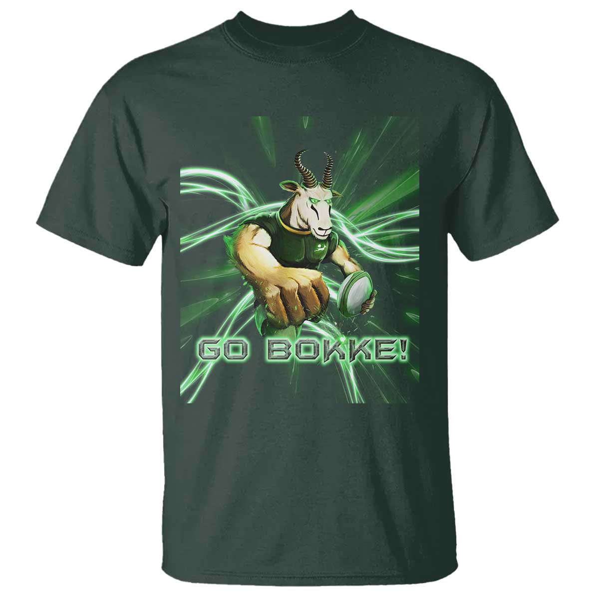 South Africa Rugby Springboks T Shirt Go Bokke Forever Stronger Together