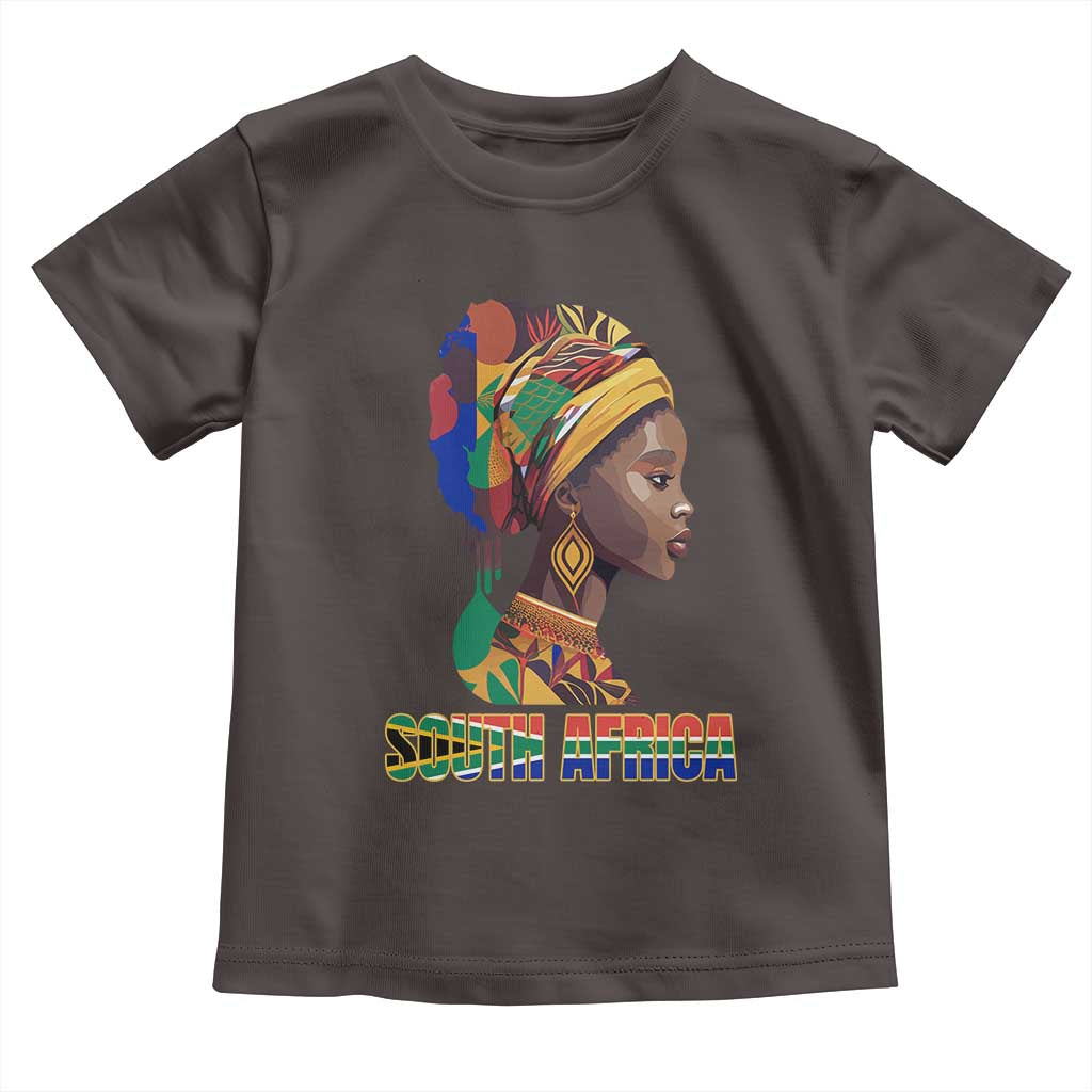South Africa Pride Baby Shirt Black African Woman