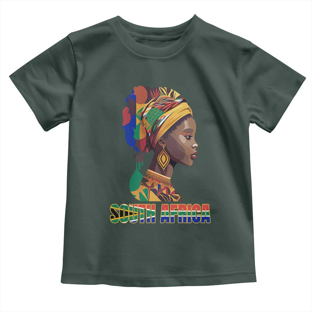 South Africa Pride Baby Shirt Black African Woman