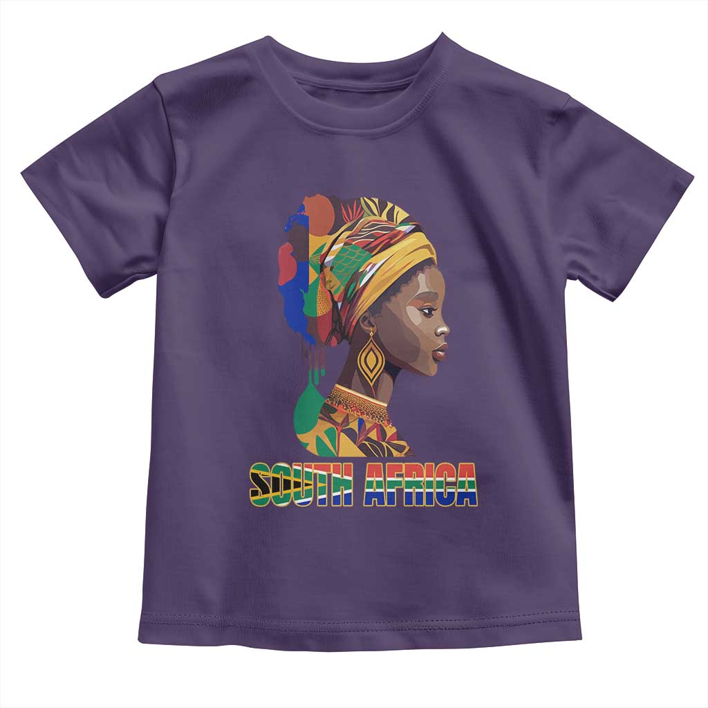 South Africa Pride Baby Shirt Black African Woman