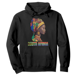 South Africa Pride Hoodie Black African Woman