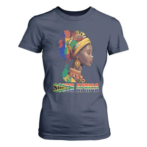South Africa Pride T Shirt For Women Black African Woman